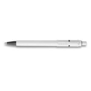 Stylo à bille en ABS Baron gris personnalisable avec logo