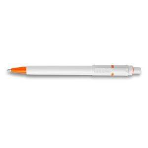 Stylo à bille en ABS Baron orange personnalisable avec logo