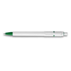 Stylo à bille en ABS Baron vert personnalisable avec logo