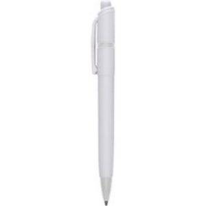 Stylo à bille en ABS Ducal blanc personnalisable avec logo