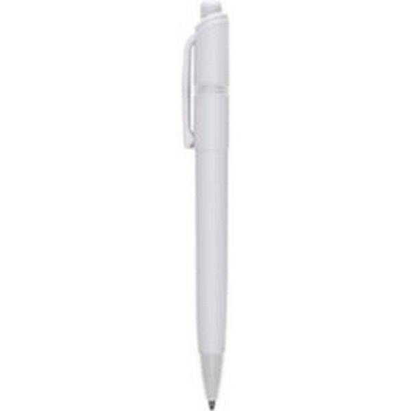Stylo à bille en ABS Ducal blanc personnalisable avec logo