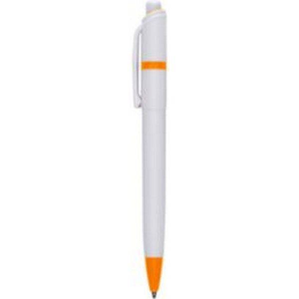 Stylo à bille en ABS Ducal orange personnalisable avec logo