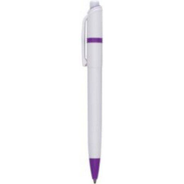 Stylo à bille en ABS Ducal violet personnalisable avec logo