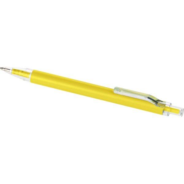 Stylo à bille jaune personnalisable avec logo – réf. VB354-08