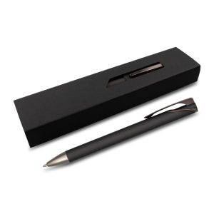 Stylo à bille Joziah gris personnalisable avec logo