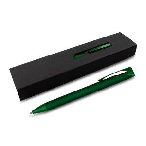 Stylo à bille Joziah vert personnalisable avec logo
