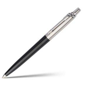 Stylo à bille 'Parker Jotter' noir personnalisable avec logo