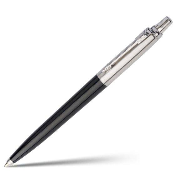 Stylo à bille 'Parker Jotter' noir personnalisable avec logo