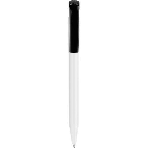 Stylo à bille S45 en ABS noir personnalisable avec logo