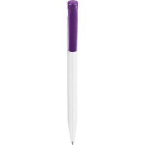 Stylo à bille S45 en ABS rose personnalisable avec logo