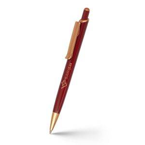 Stylo à bille Serafin bordeaux personnalisable avec logo