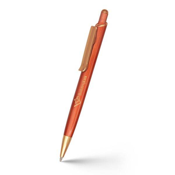 Stylo à bille Serafin or personnalisable avec logo
