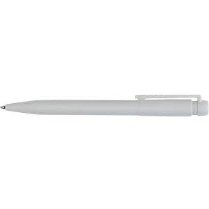 Stylo à bille STILOLINEA en plastique blanc personnalisable avec logo