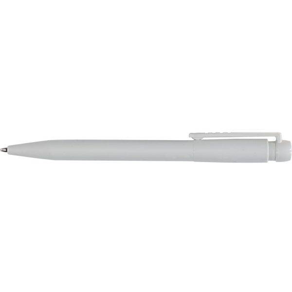 Stylo à bille STILOLINEA en plastique blanc personnalisable avec logo