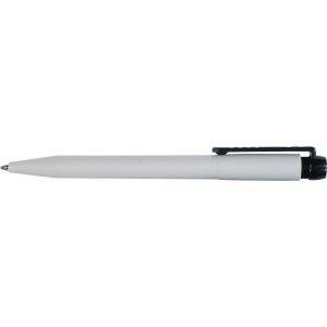 Stylo à bille STILOLINEA en plastique noir personnalisable avec logo