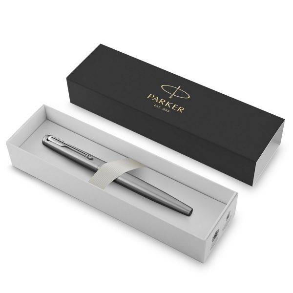 Stylo à plume Parker Jotter Core argent personnalisable avec logo