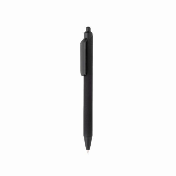 Stylo avec finition gomme en ABS recyclé certifié GRS personnalisable