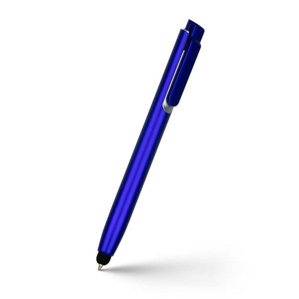 Stylo avec puce NFC, touch-pen | Henrietta bleu marine personnalisable
