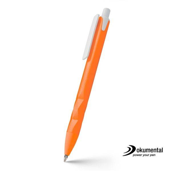 Stylo avec recharge Dokumental Malvion orange personnalisable