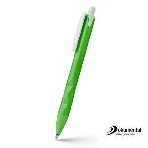 Stylo avec recharge Dokumental Malvion vert claire personnalisable