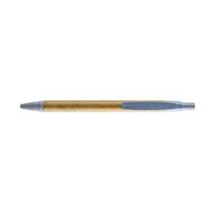 Stylo bille avec corps en papier et détails en fibre personnalisable