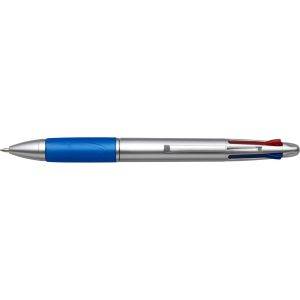 Stylo bille avec encre multicolore bleu marine personnalisable