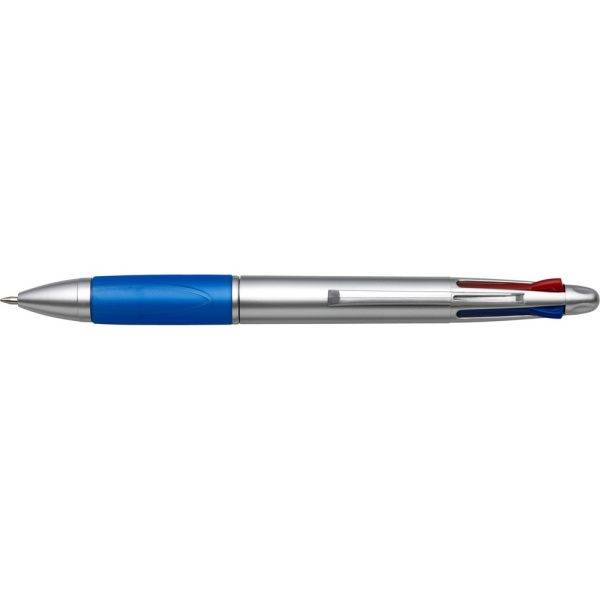 Stylo bille avec encre multicolore bleu marine personnalisable