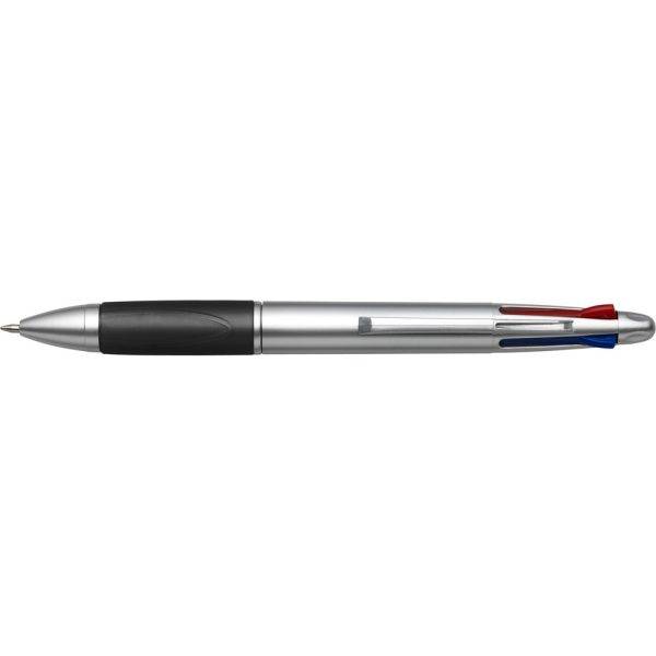 Stylo bille avec encre multicolore noir personnalisable avec logo