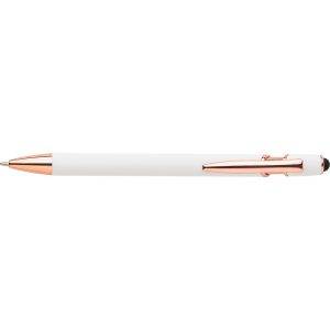 Stylo bille blanc personnalisable avec logo – réf. V1188-02