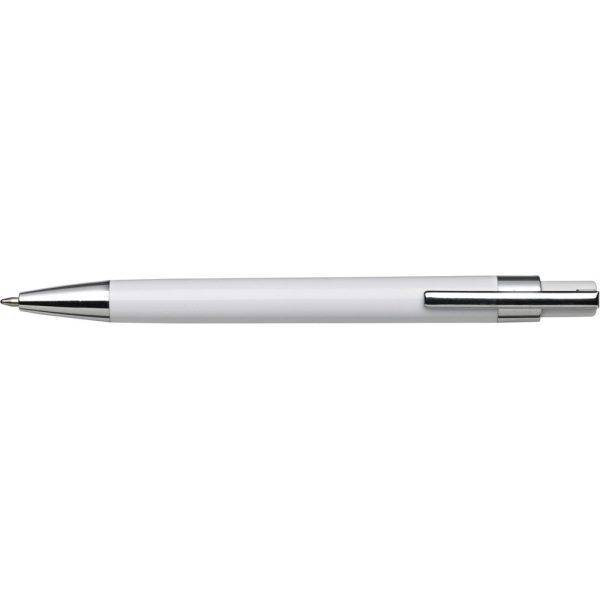 Stylo bille blanc personnalisable avec logo – réf. V1431-02