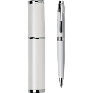 Stylo bille blanc personnalisable avec logo – réf. V1670-02