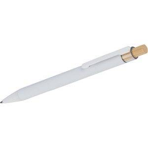 Stylo bille blanc personnalisable avec logo – réf. VB129-02