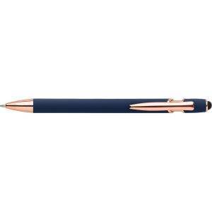Stylo bille bleu marine personnalisable avec logo – réf. V1188-04