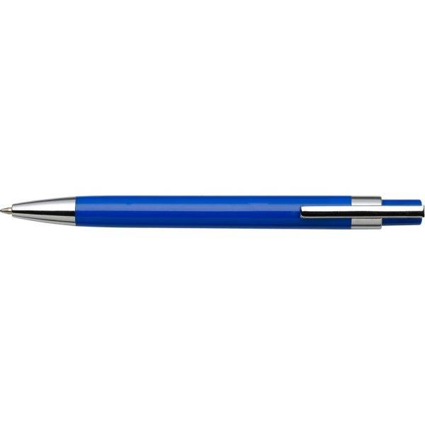 Stylo bille bleu marine personnalisable avec logo – réf. V1431-04