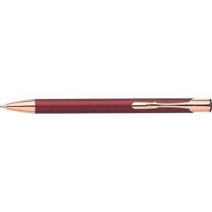 Stylo bille bordeaux personnalisable avec logo