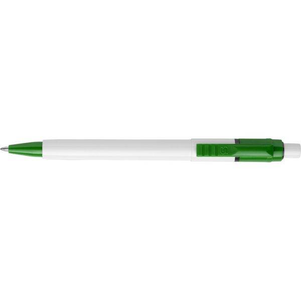 Stylo bille en ABS Baron vert personnalisable avec logo