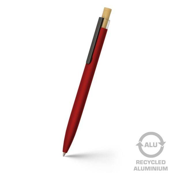 Stylo bille en aluminium recyclé | Randall rouge personnalisable
