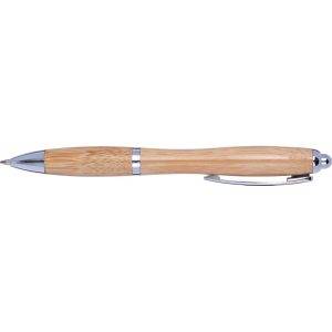 Stylo bille en bambou bois personnalisable avec logo