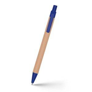 Stylo bille en carton recyclé | Nicholas bleu marine personnalisable