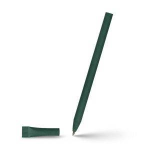 Stylo bille en papier avec capuchon | Brittany vert personnalisable