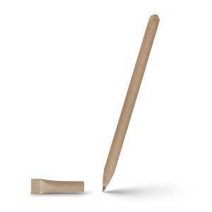 Stylo bille en papier avec capuchon | Debra neutre personnalisable
