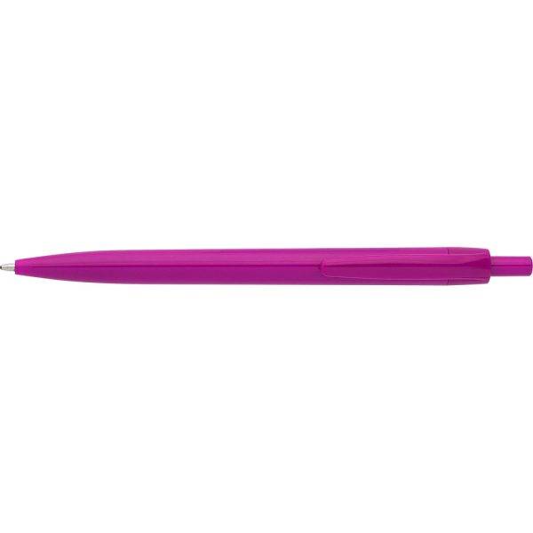 Stylo bille fuchsia personnalisable avec logo