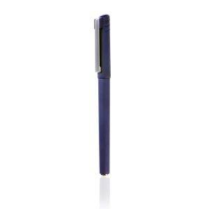 Stylo bille gel avec capuchon | Diana bleu marine personnalisable