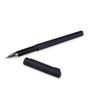 Stylo bille gel avec capuchon | Diana noir personnalisable avec logo