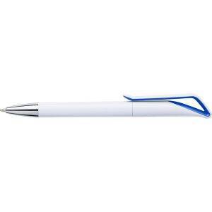 Stylo bille géométrique bleu marine personnalisable avec logo