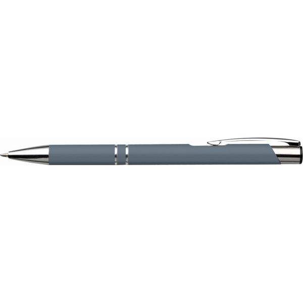 Stylo bille gris personnalisable avec logo – réf. V1217-19