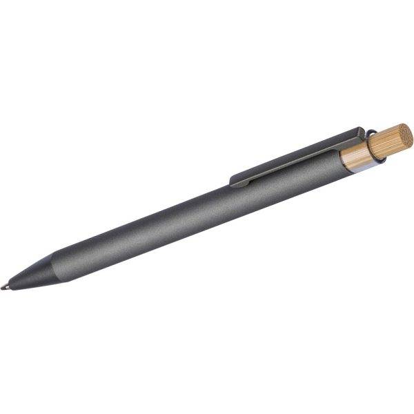 Stylo bille gris personnalisable avec logo – réf. VB129-19