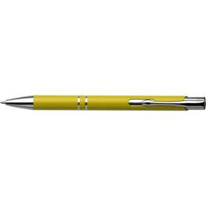 Stylo bille jaune personnalisable avec logo – réf. V1217-08