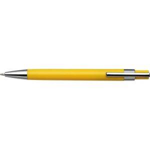 Stylo bille jaune personnalisable avec logo – réf. V1431-08
