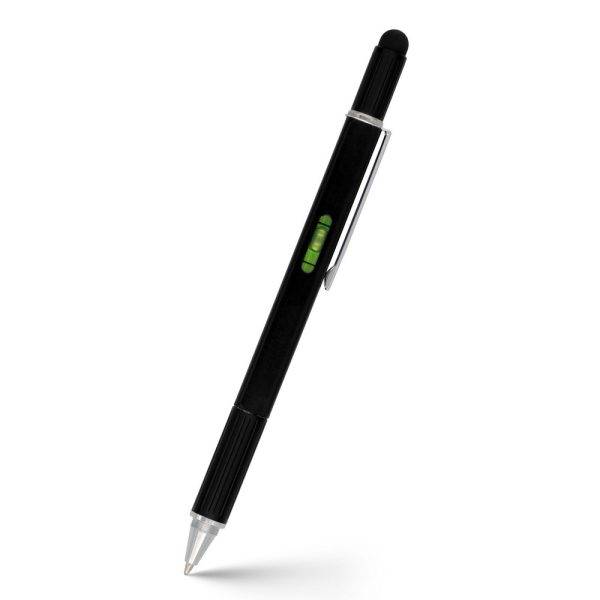 Stylo-bille multifonction Guilbert noir personnalisable avec logo